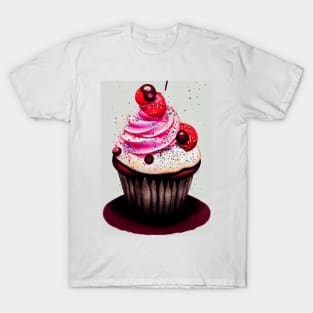 Muffin with sprinkles on top T-Shirt